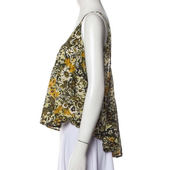 NWT THE GREAT The Pebble Tank, Heirloom Floral, Size 2 - Picture 4 of 6